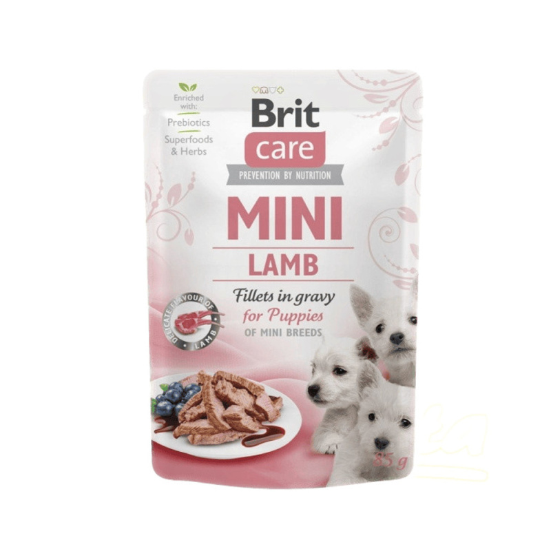 Brit Care Dog Puppy Lamb fillets in gravy 85 g