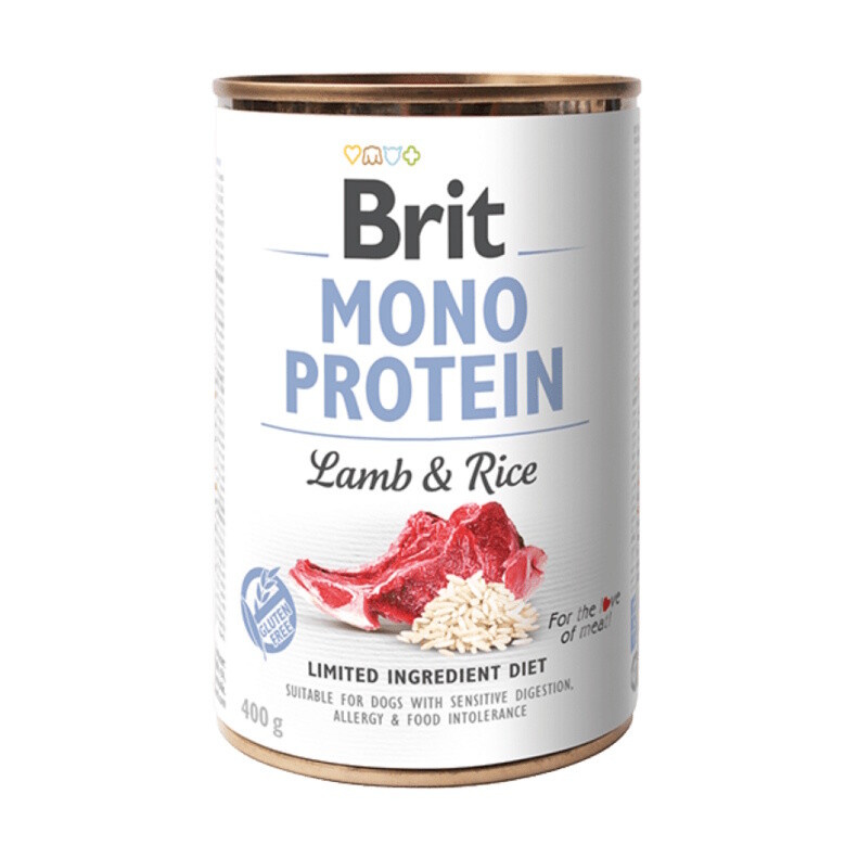 Brit Dog konz Mono Protein Lamb & Brown Rice 400g