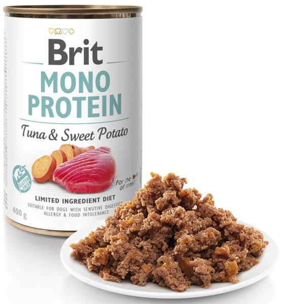 Brit Dog konz Mono Protein Tuna & Sweet Potato 400g
