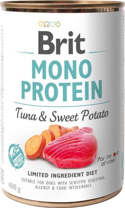 Brit Dog konz Mono Protein Tuna & Sweet Potato 400g