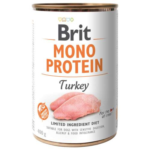 Brit Dog konz Mono Protein Turkey 400g