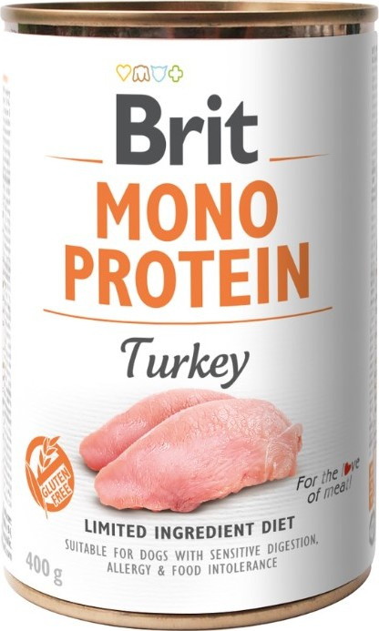 Brit Dog konz Mono Protein Turkey 400g