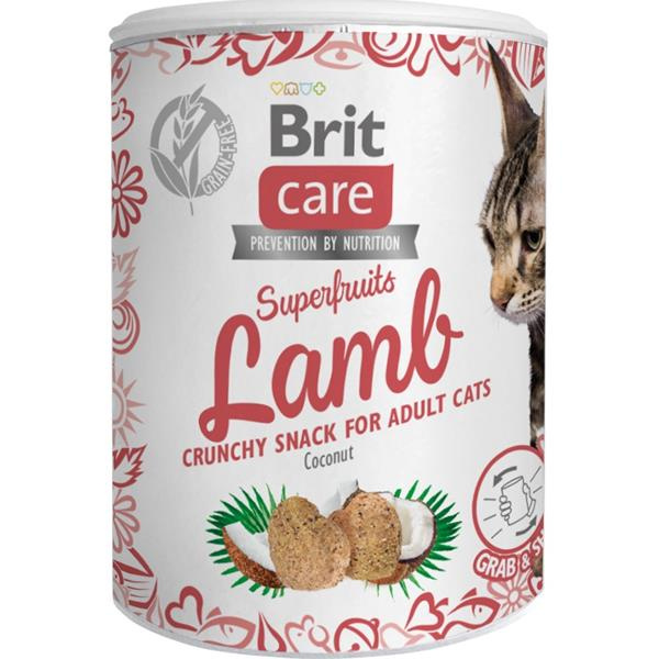 BRIT Care Cat Snack Superfruits Lamb with Coconut 100 g