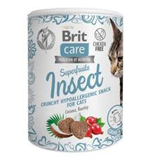 BRIT Care Cat Snack Superfruits Insect with Coconut Oil and Rosehips 100 g