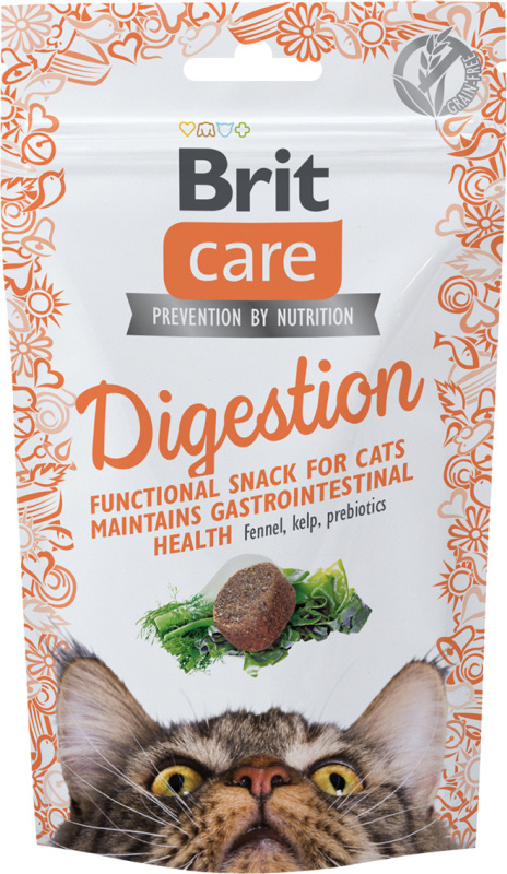 BRIT Care Cat Snack Digestion 50 g