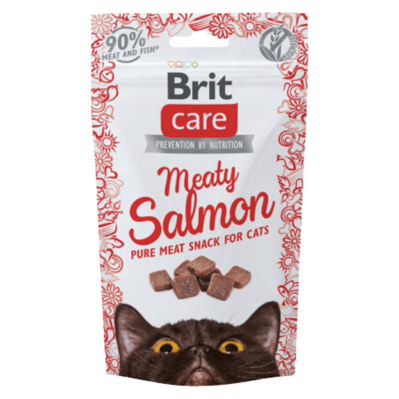 Brit Care Cat Snack Meaty Salmon 50g