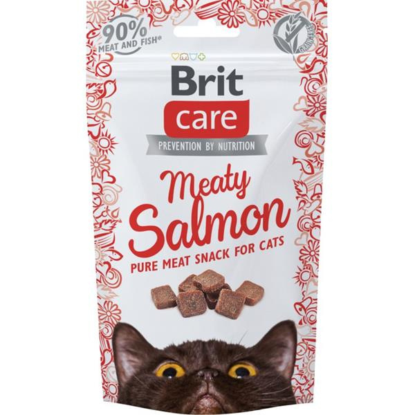 Brit Care Cat Snack Meaty Salmon 50g