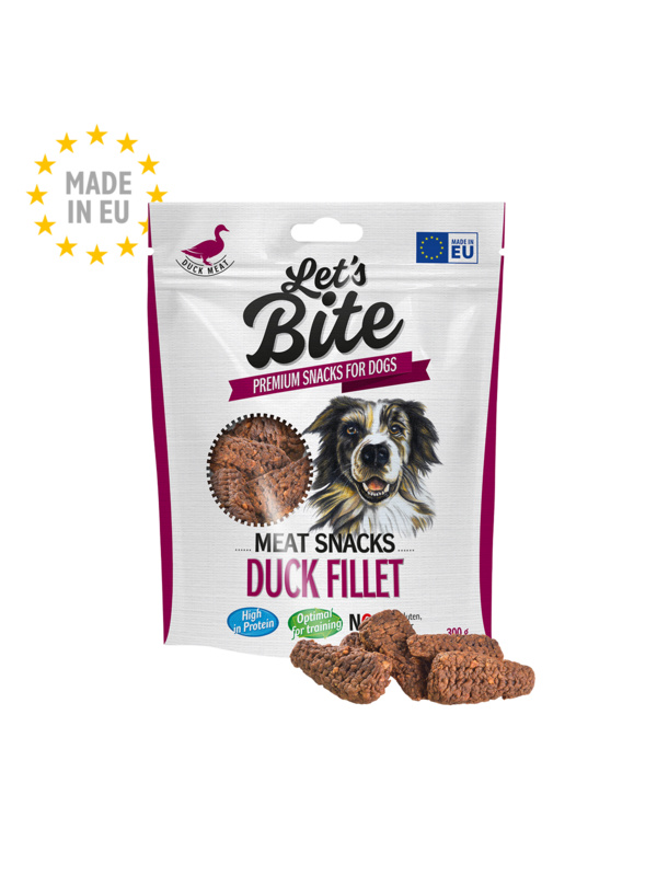 Let’s Bite Meat Snacks. Duck Fillet 300g