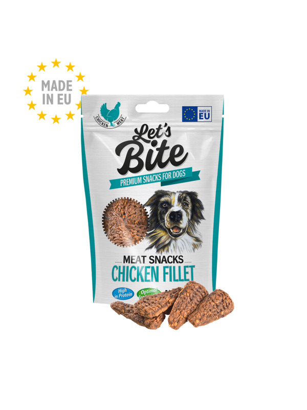 Let’s Bite Meat Snacks. Chicken Fillet 80g