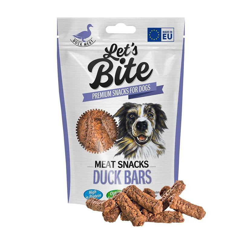 Let’s Bite Meat Snacks. Duck Bars 80g