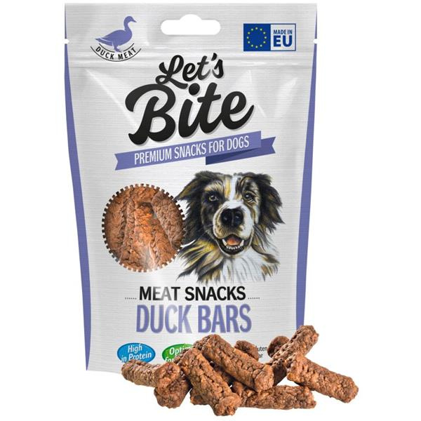 Let’s Bite Meat Snacks. Duck Bars 80g