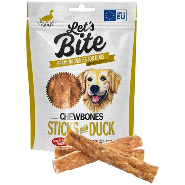 Let’s Bite Chewbones. Sticks with Duck 120g