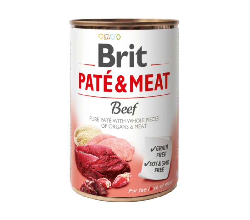 Brit Dog konz Paté & Meat Beef 400g