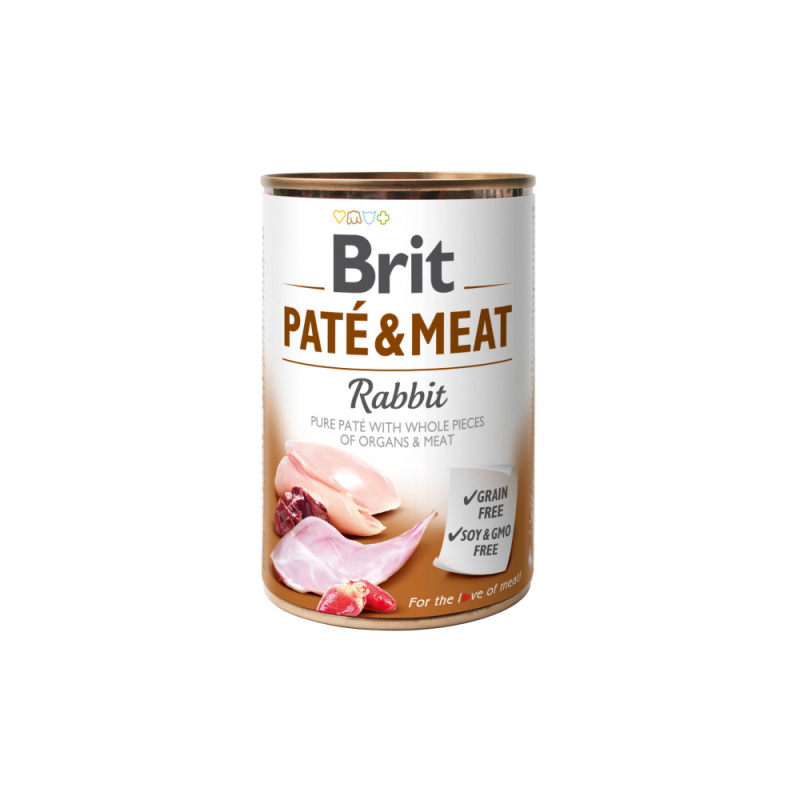 Brit Dog konz Paté & Meat Rabbit 400g