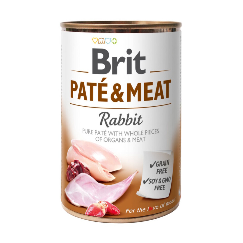 Brit Dog konz Paté & Meat Rabbit 400g