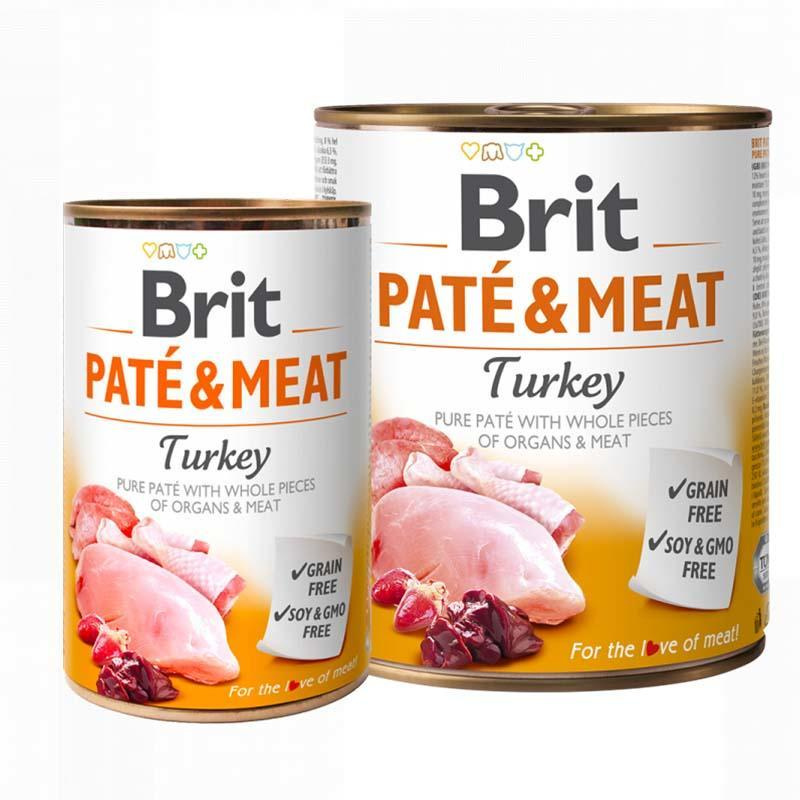 Brit Dog konz Paté & Meat Turkey 400g