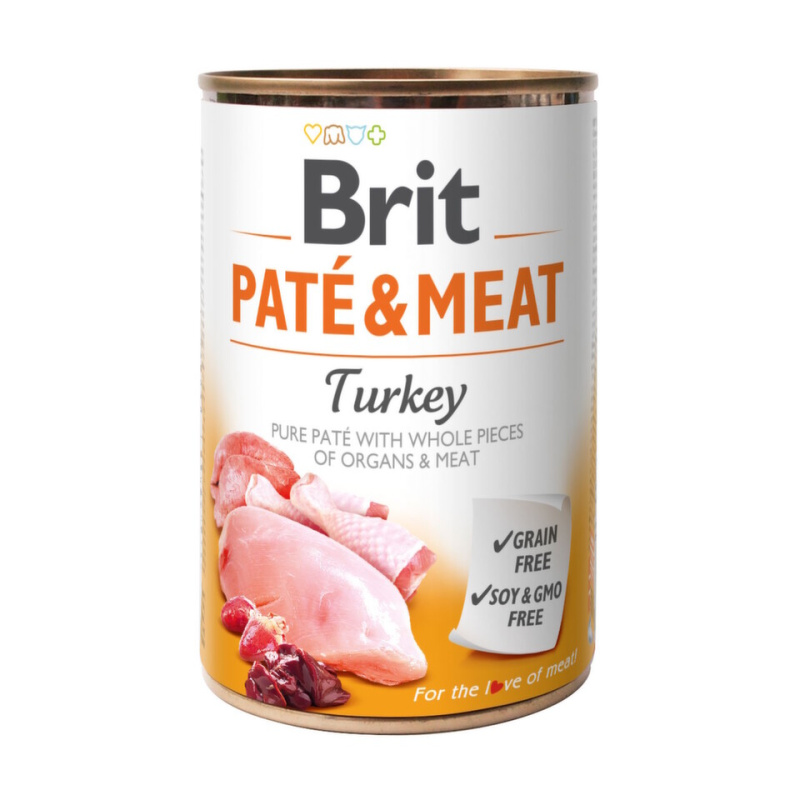 Brit Dog konz Paté & Meat Turkey 400g
