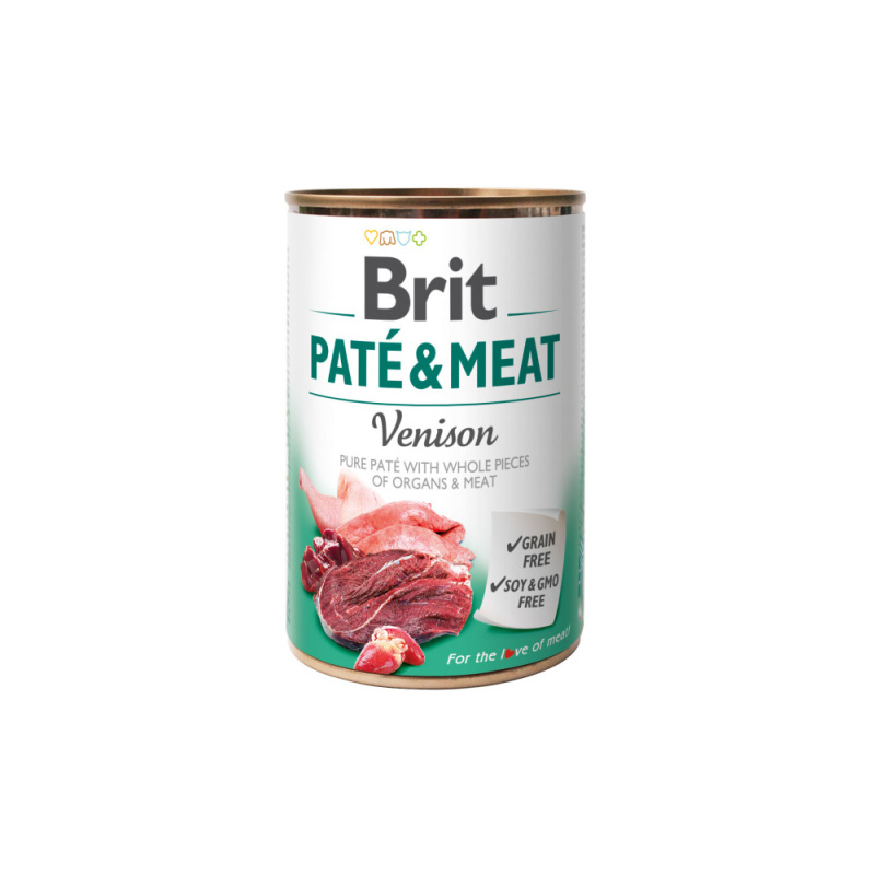 Brit Dog konz Paté & Meat Venison 400g