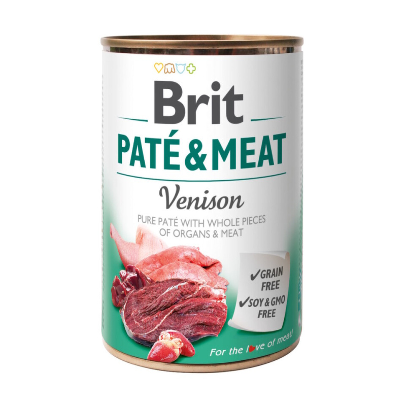 Brit Dog konz Paté & Meat Venison 400g