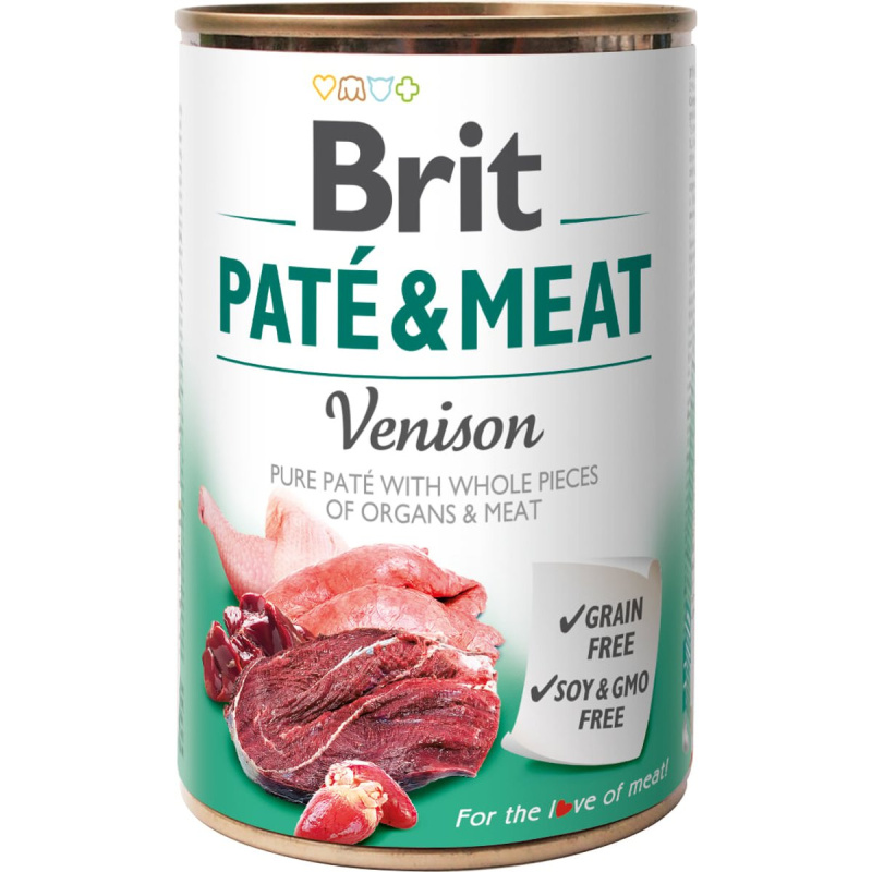 Brit Dog konz Paté & Meat Venison 400g