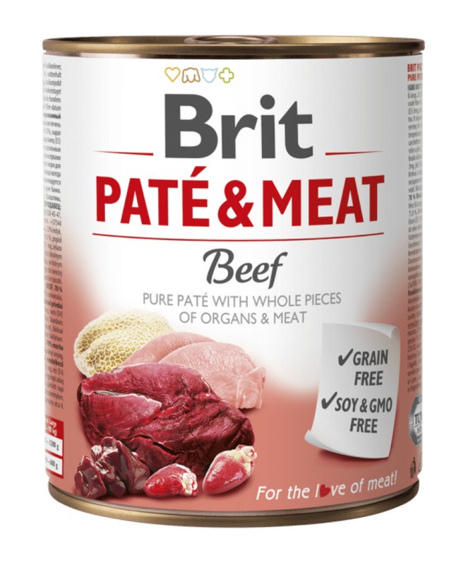 Brit Dog konz Paté & Meat Beef 800g