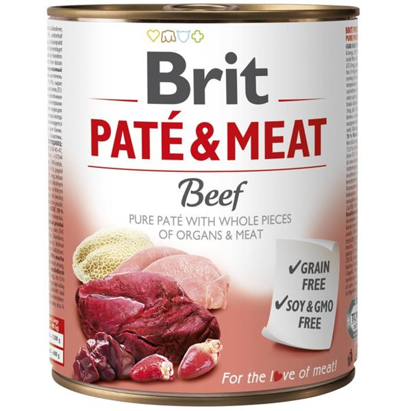 Brit Dog konz Paté & Meat Beef 800g