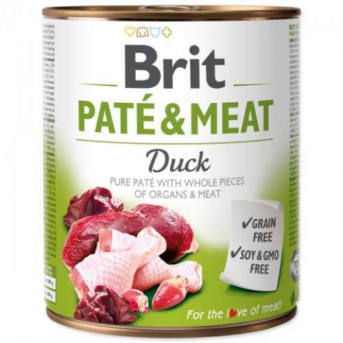 Brit Dog konz Paté & Meat Duck 800 g