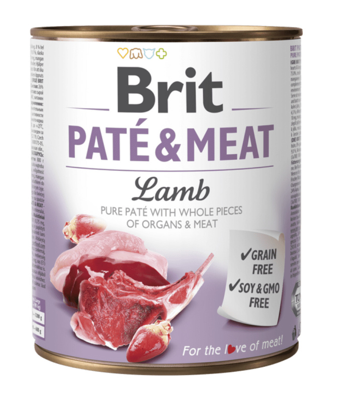 Brit Dog konz Paté & Meat Lamb 800 g