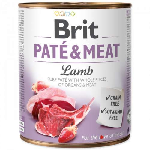 Brit Dog konz Paté & Meat Lamb 800 g