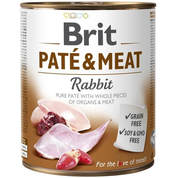 Brit Dog konz Paté & Meat Rabbit 800 g