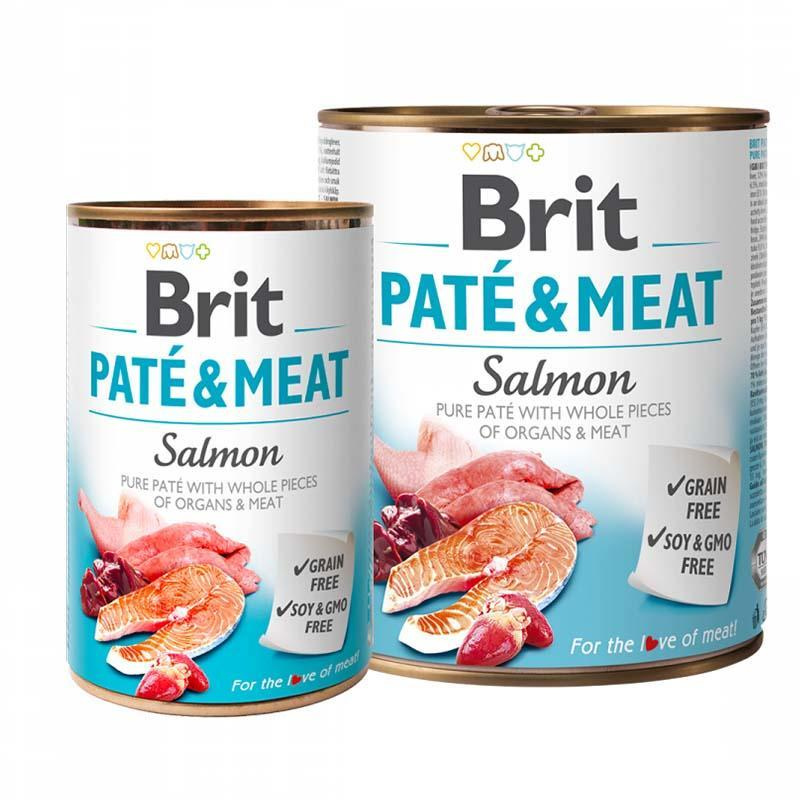 Brit Dog konz Paté & Meat Salmon 800 g