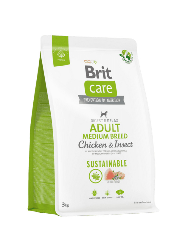 BRIT Care Dog Sustainable Adult Medium Breed 3 kg