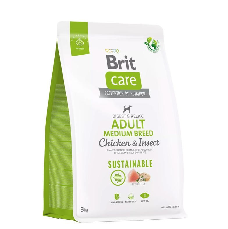 BRIT Care Dog Sustainable Adult Medium Breed 3 kg
