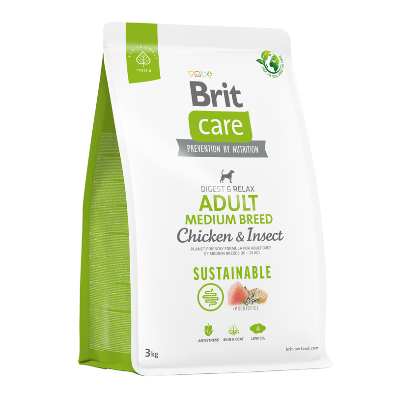 BRIT Care Dog Sustainable Adult Medium Breed 3 kg