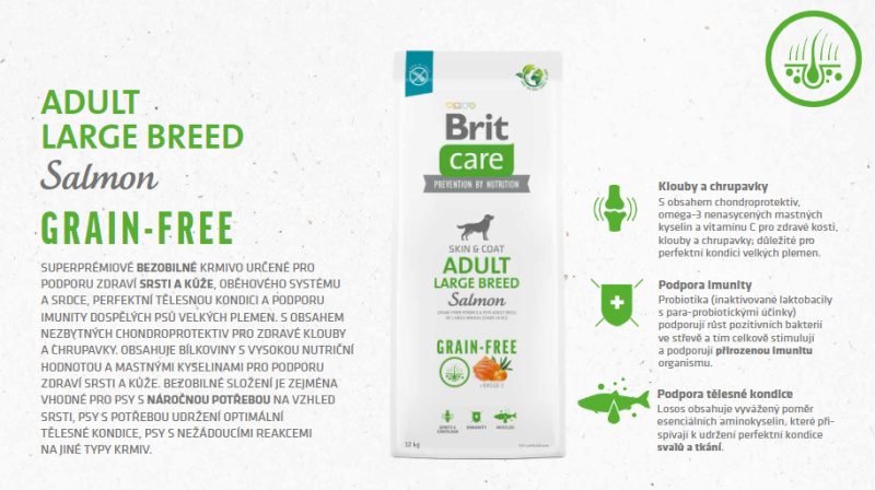 Brit Care Dog Adult Large Grain-free - 12kg