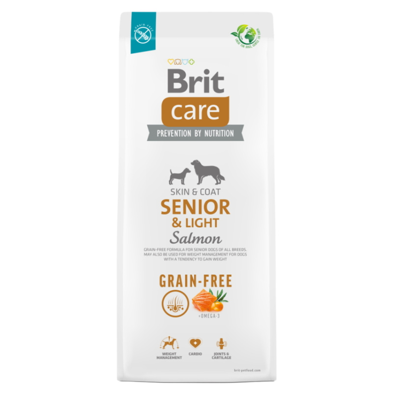 Brit Care Dog Senior & Light Grain-free - 12kg