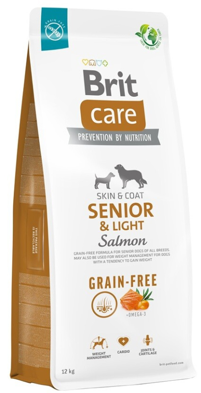 Brit Care Dog Senior & Light Grain-free - 12kg