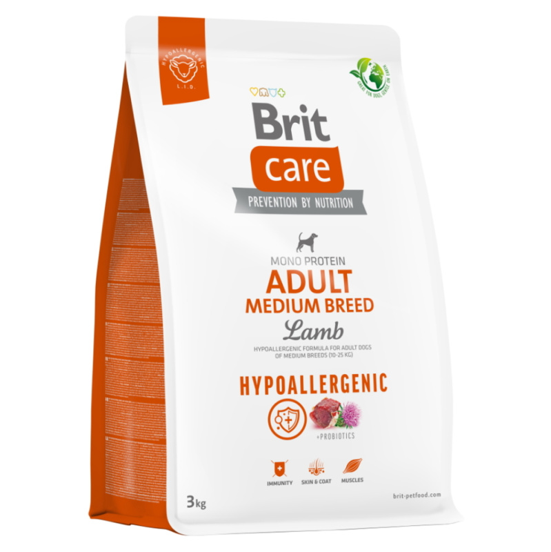 BRIT Care Dog Hypoallergenic Adult Medium Breed 3 kg