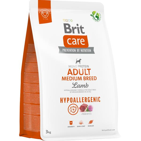 BRIT Care Dog Hypoallergenic Adult Medium Breed 3 kg