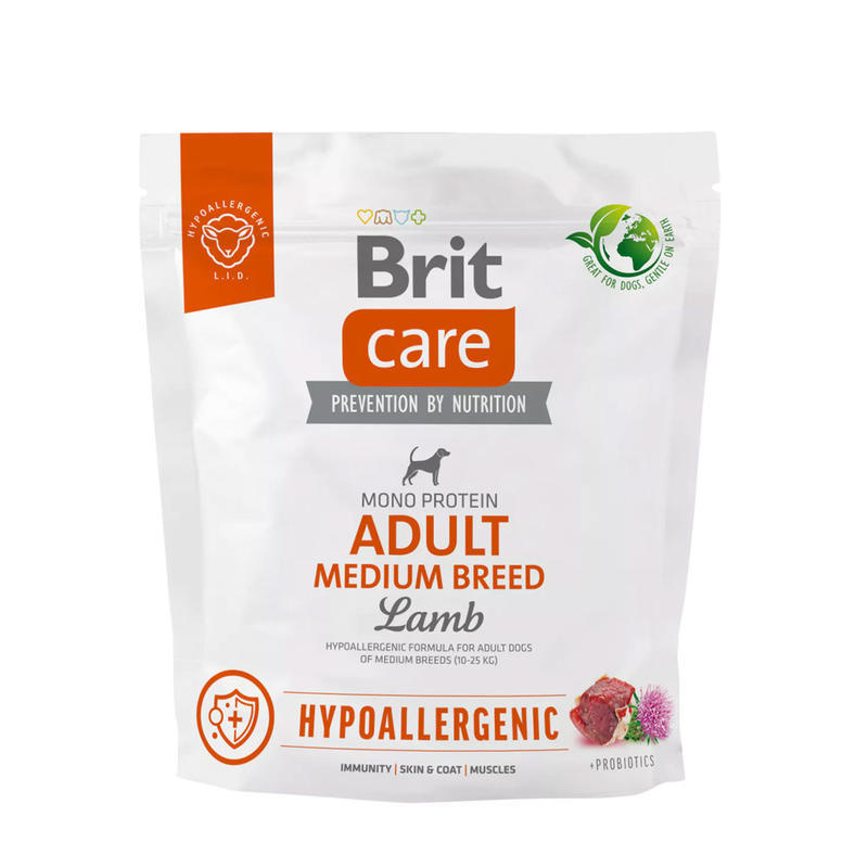 BRIT Care Dog Hypoallergenic Adult Medium Breed 1 kg