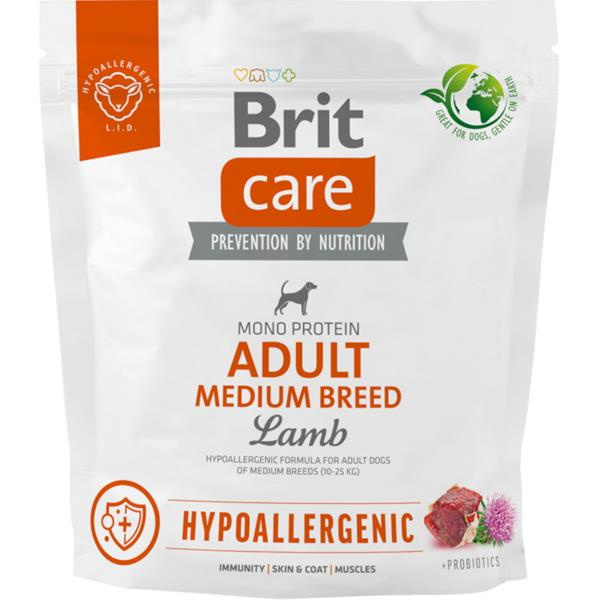 BRIT Care Dog Hypoallergenic Adult Medium Breed 1 kg