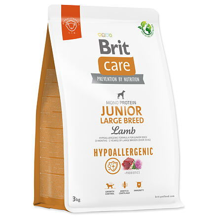 Brit Care Dog Junior Large Lamb Hypoallergenic - 3kg