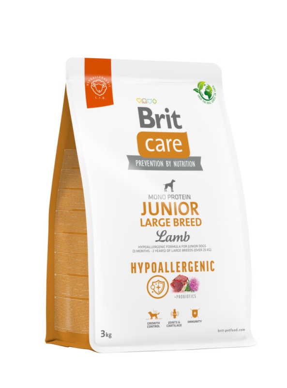 Brit Care Dog Junior Large Lamb Hypoallergenic - 3kg