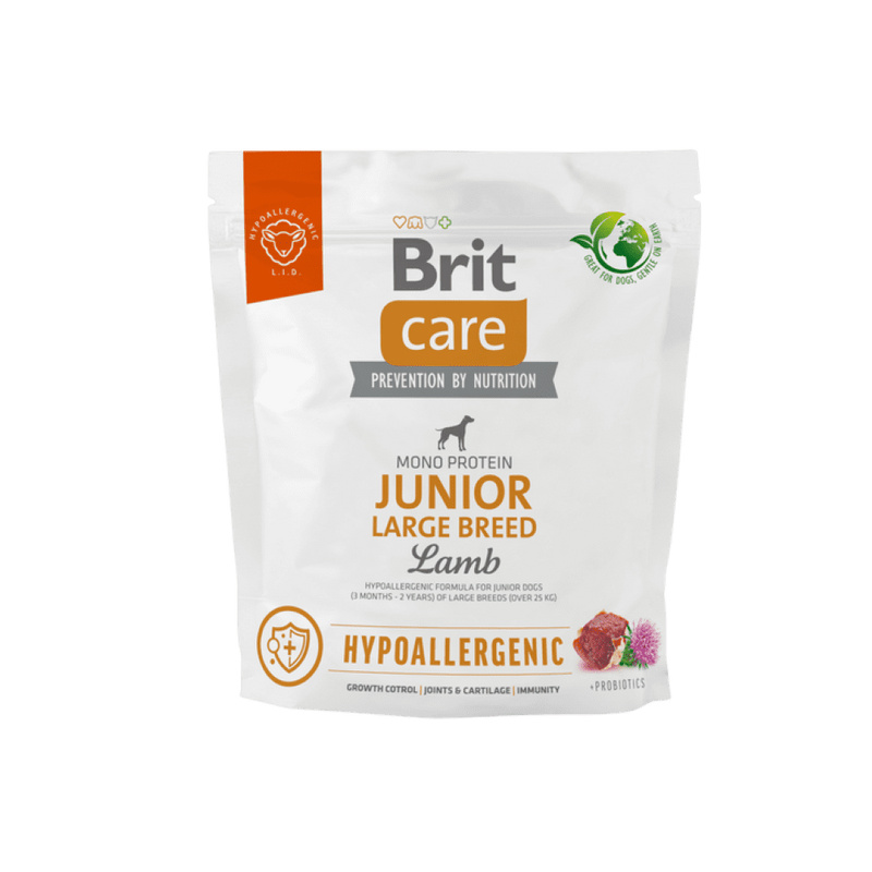 Brit Care Junior Large Breed Hypoallergenic Lamb - 1kg