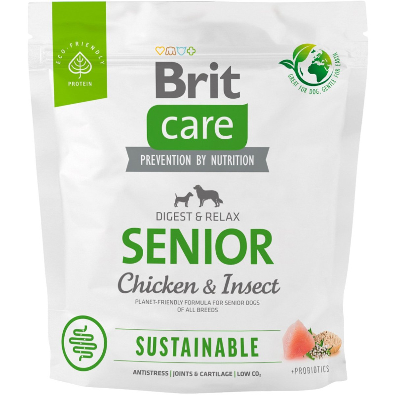 Brit Care Sustainable Senior Chicken & Insect pro psy