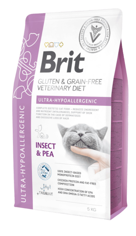 Brit GF Veterinary Diets Cat Ultra-hypoallergenic 5 kg