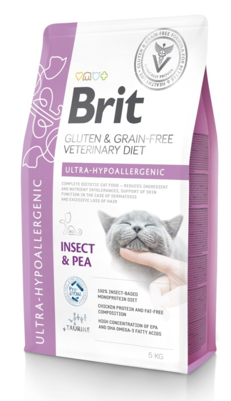 Brit GF Veterinary Diets Cat Ultra-hypoallergenic 5 kg