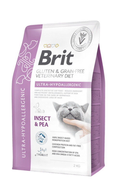 Brit GF Veterinary Diets Cat Ultra-hypoallergenic 2 kg
