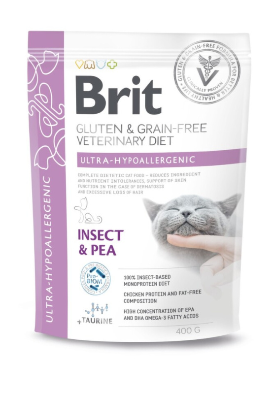 Brit GF Veterinary Diets Cat Ultra-hypoallergenic 400 g