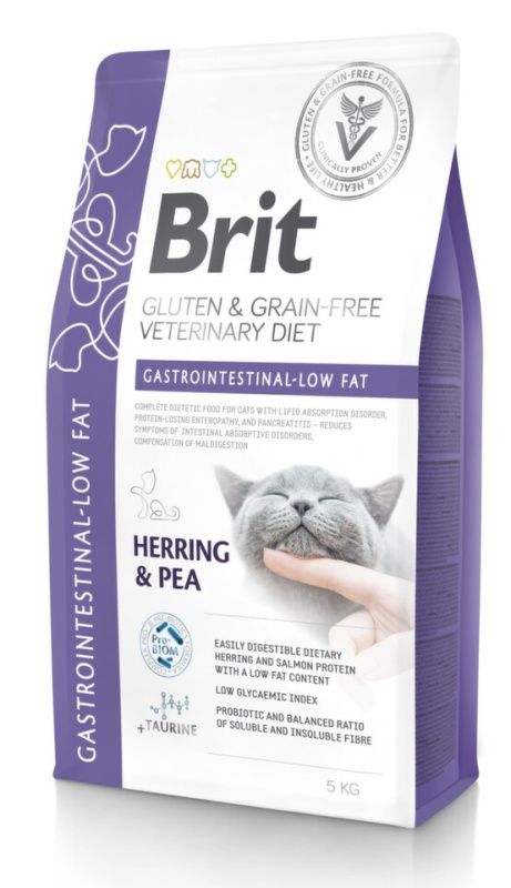 Brit VD Cat GF Gastrointestinal-Low fat 5kg